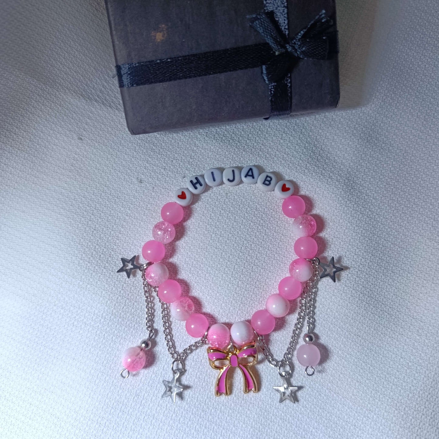 Signature Personalized Name Bracelet | Handcrafted Glass Crystals with Premium Gift Box