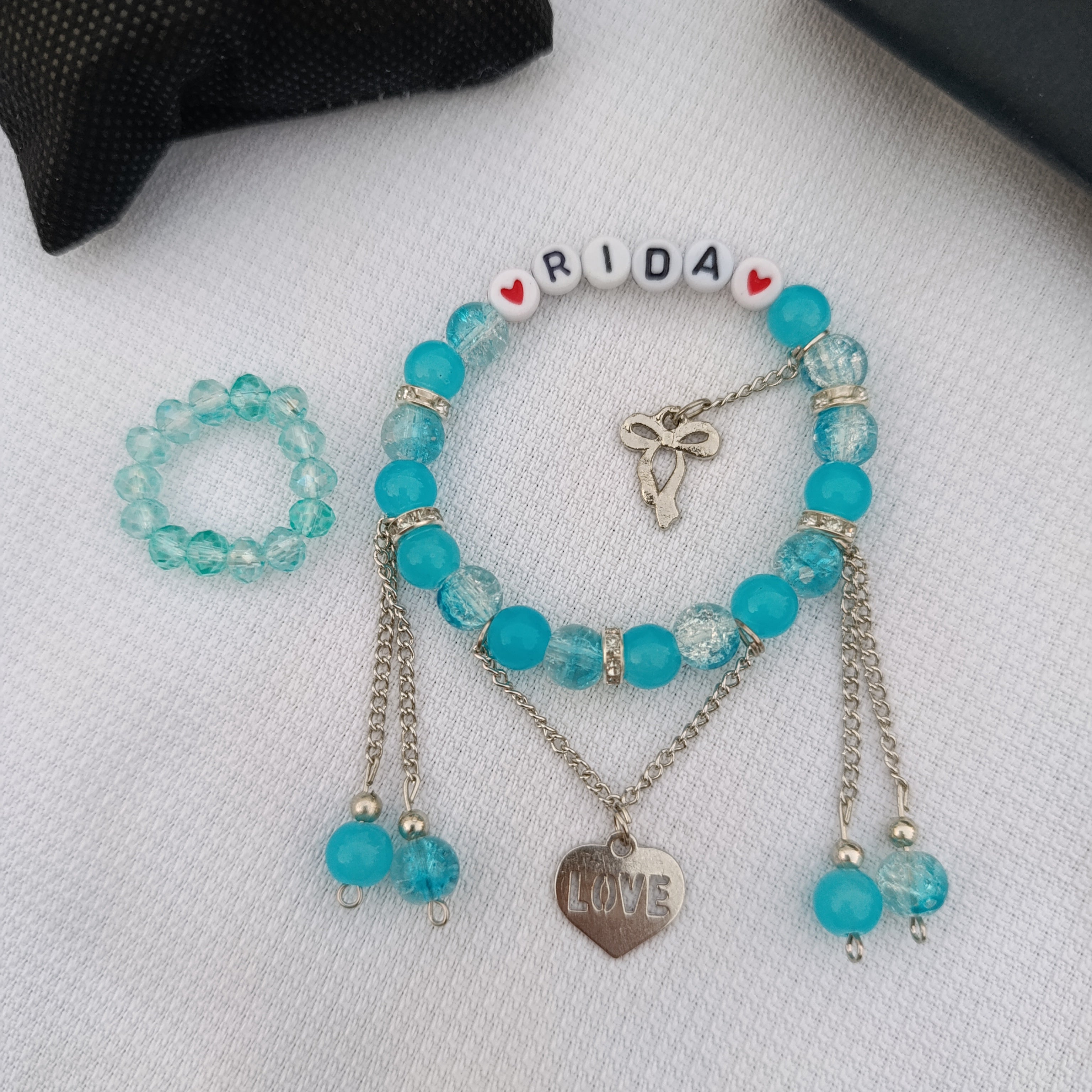 Eternal Love Set: Custom Name Bracelet + FREE Matching Crystal Ring | Limited 2026 Edition