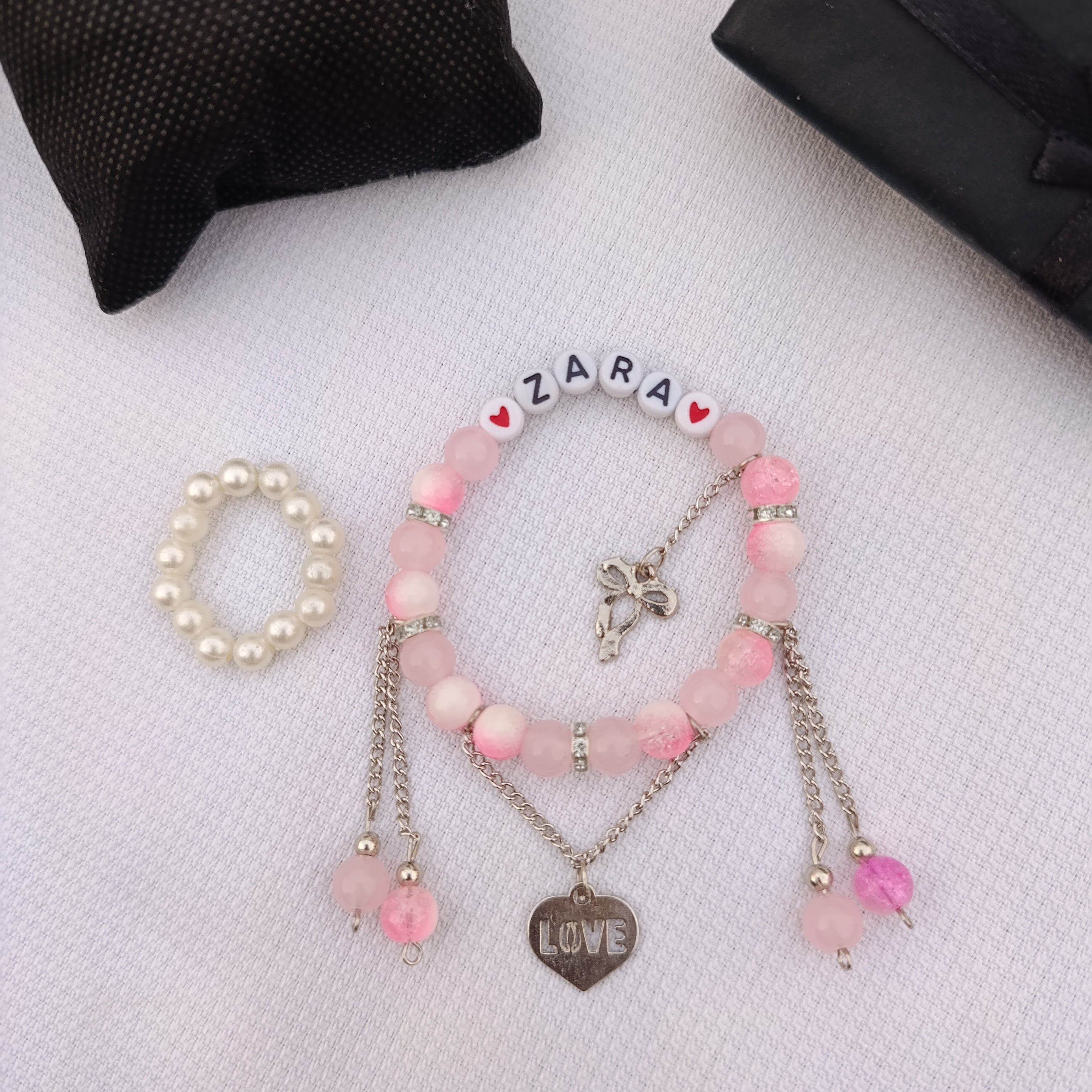 Eternal Love Set: Custom Name Bracelet + FREE Matching Crystal Ring | Limited 2026 Edition