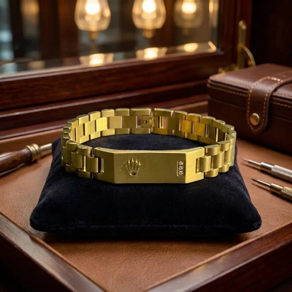 Premium Crown Edition Men's Link Bracelet – Original Rolex Style