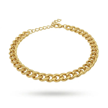 Classic Cuban Link Adjustable Bracelet – Stainless Steel - Charm Bands
