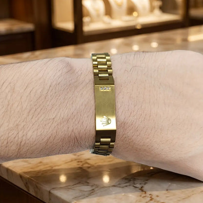 Premium Crown Edition Men's Link Bracelet – Original Rolex Style