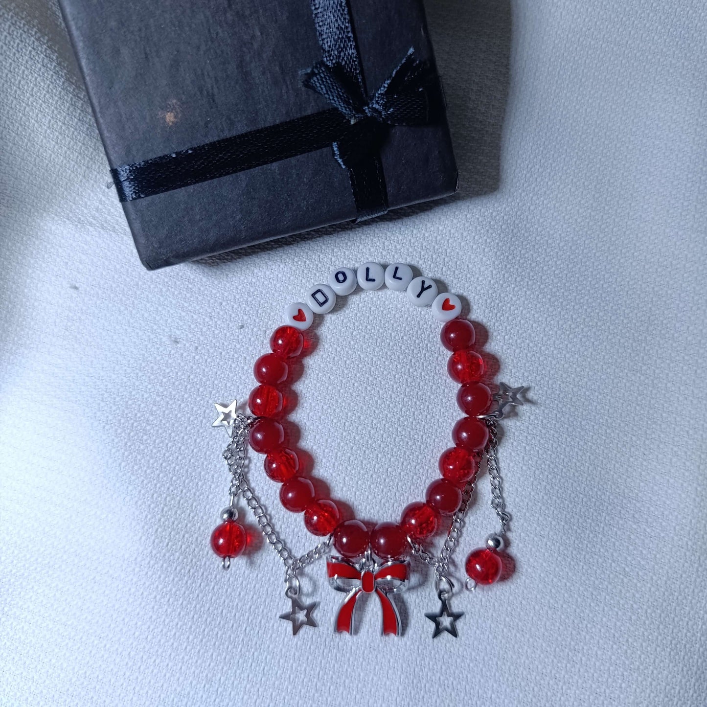 Signature Personalized Name Bracelet | Handcrafted Glass Crystals with Premium Gift Box