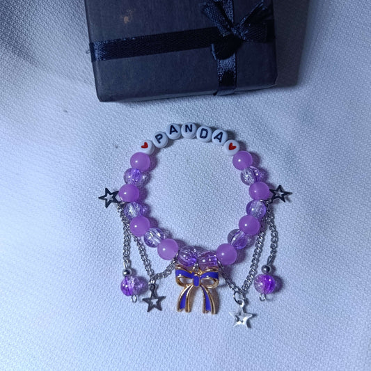 Signature Personalized Name Bracelet | Handcrafted Glass Crystals with Premium Gift Box