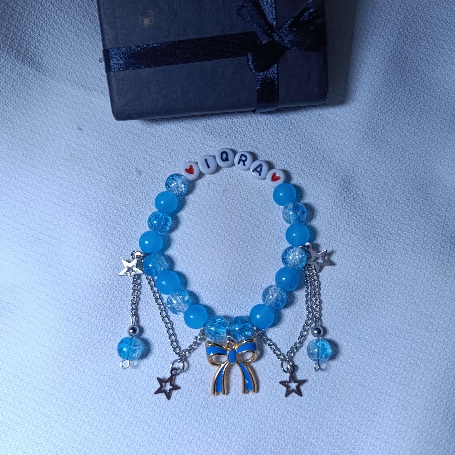 Signature Personalized Name Bracelet | Handcrafted Glass Crystals with Premium Gift Box