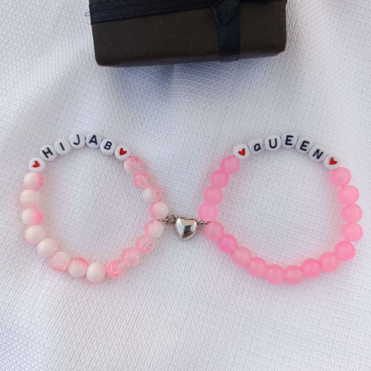 The Soulmate Connection: Matching Name Pair Bracelets for Couples | Set of 2