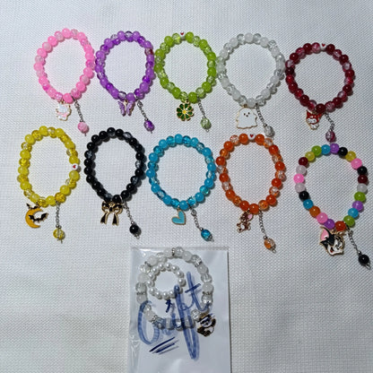 30% OFF [MEGA DEAL] 10+1 FREE Luxury Pandora Style Charm Bracelets – Premium Glass & Crystal (Adjustable)