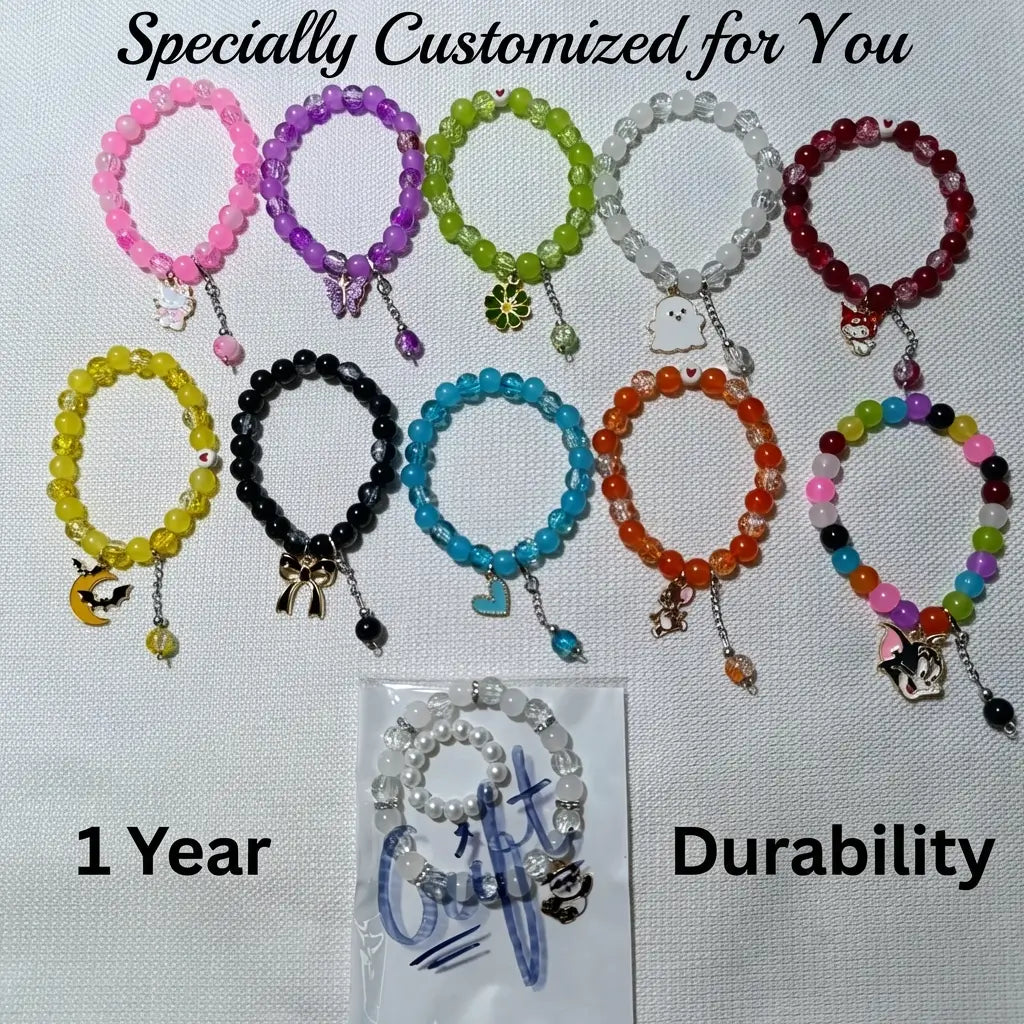 35% OFF [MEGA DEAL] 10+1 FREE Luxury Pandora Style Charm Bracelets – Premium Glass & Crystal (Adjustable)